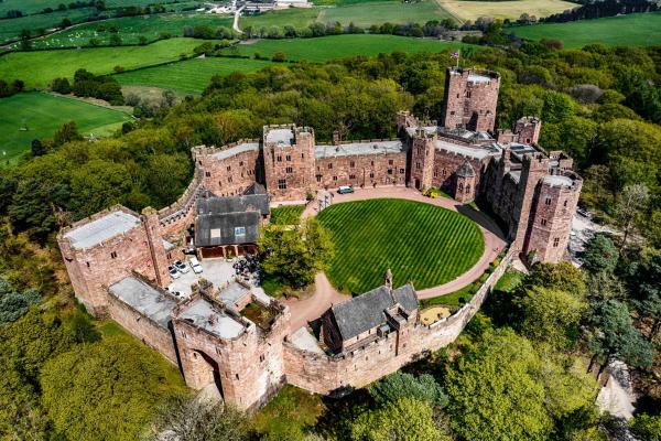 Peckforton Castle - hotel with ev charging station in Cheshire