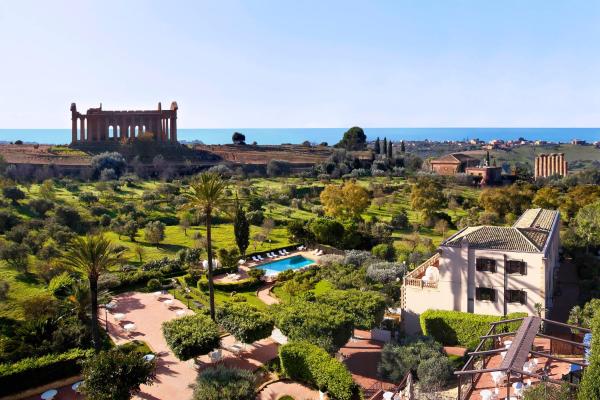 Villa Athena Resort - hotel with ev charging station in Sicily